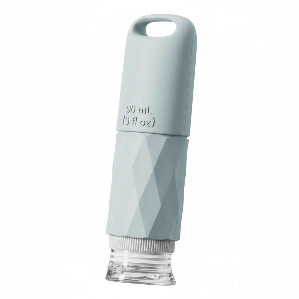 Flexible Silicone Squeezable Travel Bottle Leakproof Portable Sub-Bottle for Shampoo, Lotion & Cosmetics1